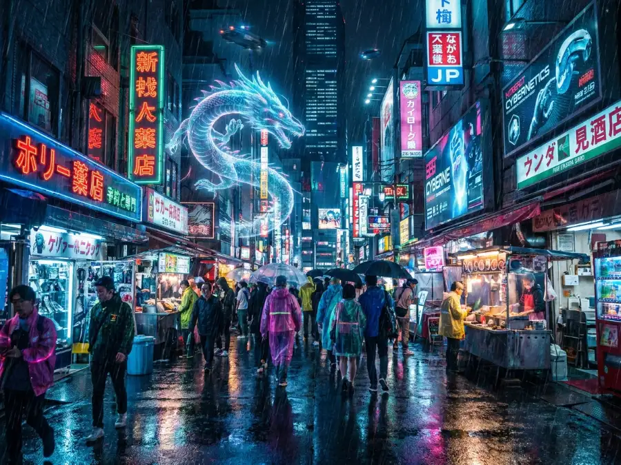 Cyberpunk Market